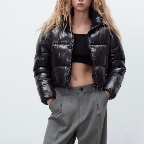 ZARA Water Repellent Puffer Jacket - Picture 4 of 5